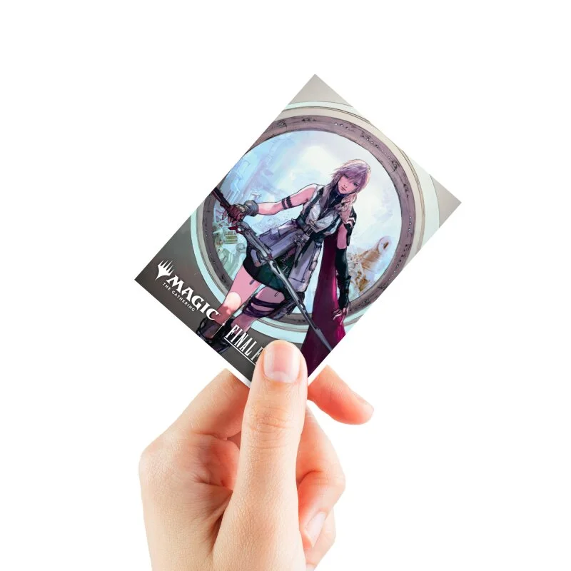Ultra Pro - Final Fantasy Magic The Gathering 105ct APEX Deck Protector Sleeves - Lightning, Army of One